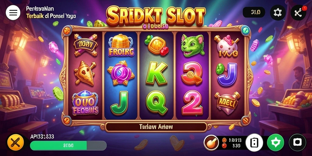 Tampilan gameplay API33 yang menarik dan penuh warna.
