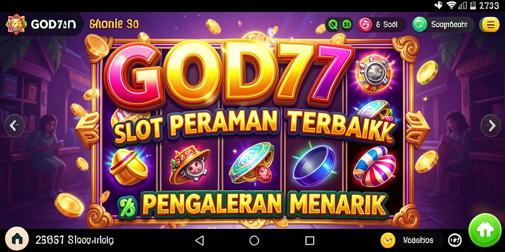 Screenshots gameplay <strong>GOD77</strong> yang memukau dan penuh aksi.
