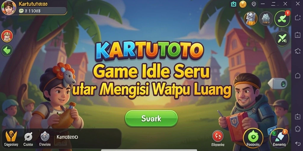 Tampilan gameplay KARTUTOTO yang menarik dan penuh warna.