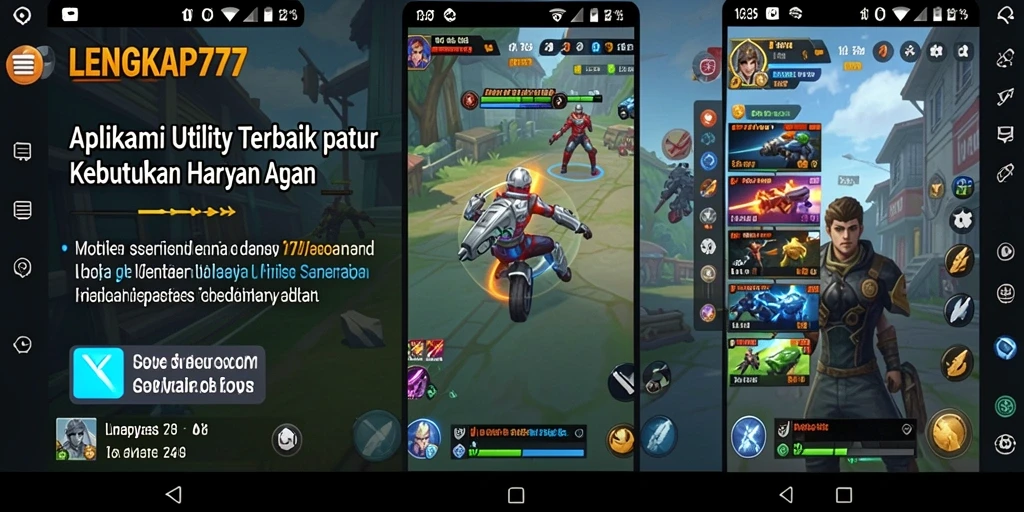 Tampilan antarmuka LENGKAP777 yang intuitif dan modern.