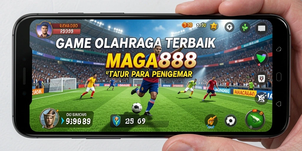 Tangkapan layar gameplay MAGA888 yang menunjukkan aksi seru di lapangan.