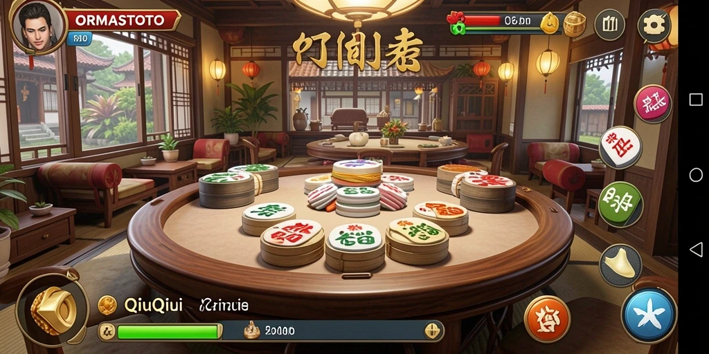 Gambaran gameplay seru di ORMASTOTO, permainan QiuQiu yang menarik.
