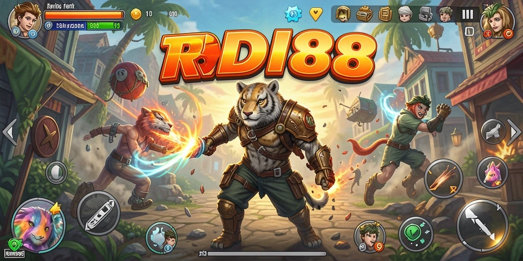 Screenshot RDI88 yang menampilkan aksi mendebarkan di dalam permainan.