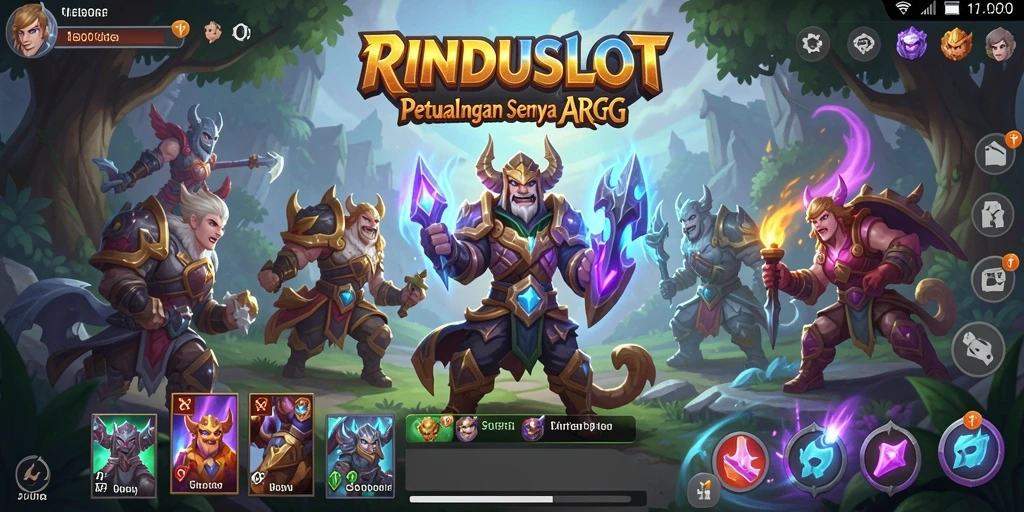 Tampilan gameplay mengesankan di dunia ARPG RINDUSLOT.