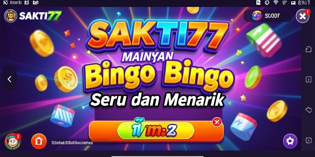 Tampilan gameplay SAKTI77 yang seru dan interaktif.