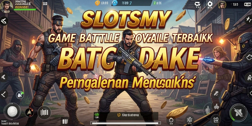 Gameplay Battle Royale yang intens dan seru dalam SLOTSMY.